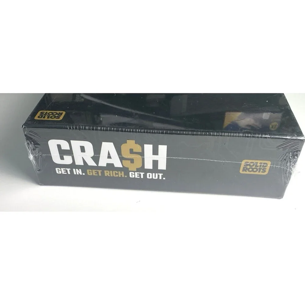 CRASH Board Game Crypto Stock Market Strategy Game Spin Master Games NEW Sealed